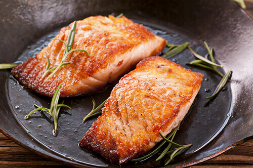 Maple and Orange Salmon, Lachs in Ahorn-Orangensauce